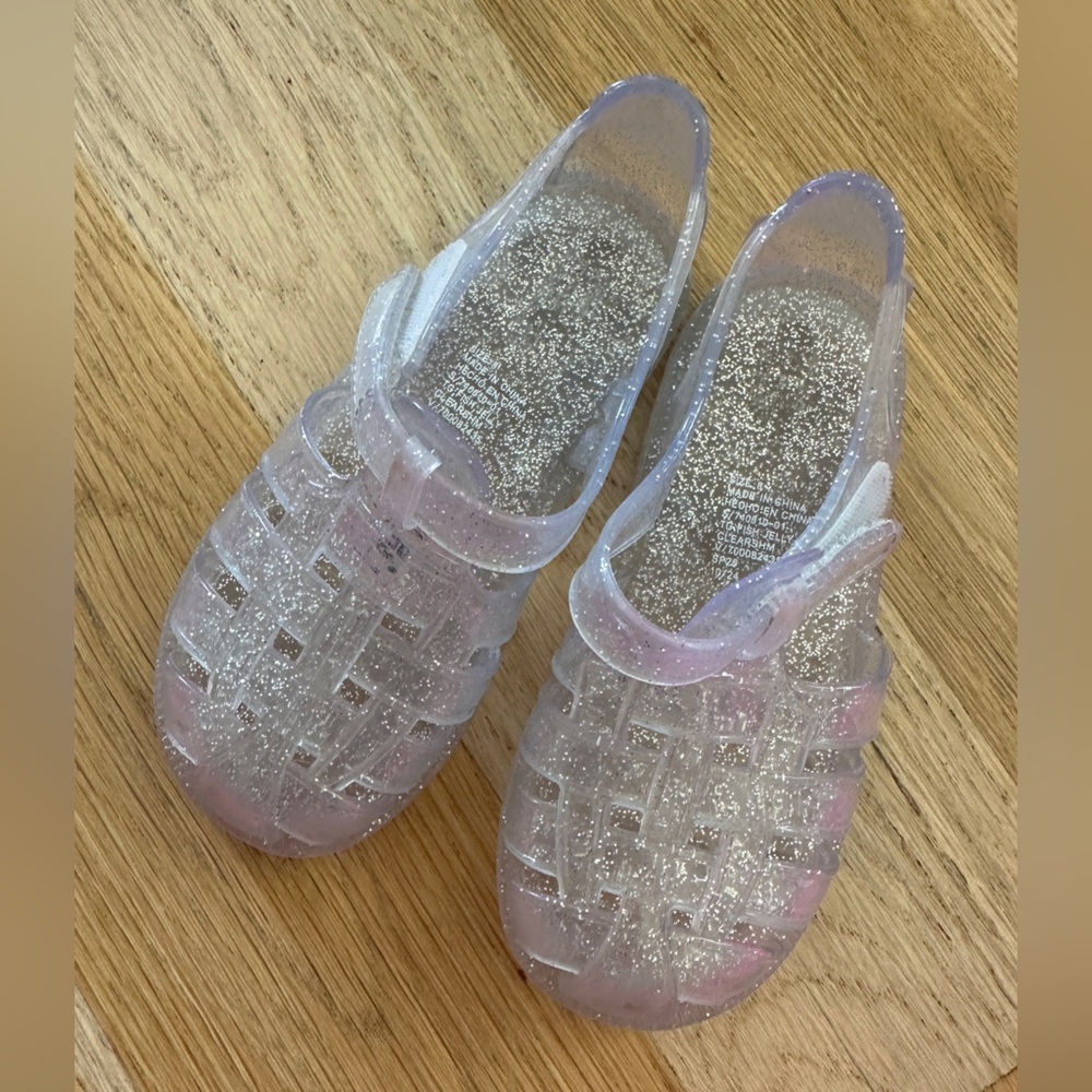GAP Glittery Transparent Kids Sandals
